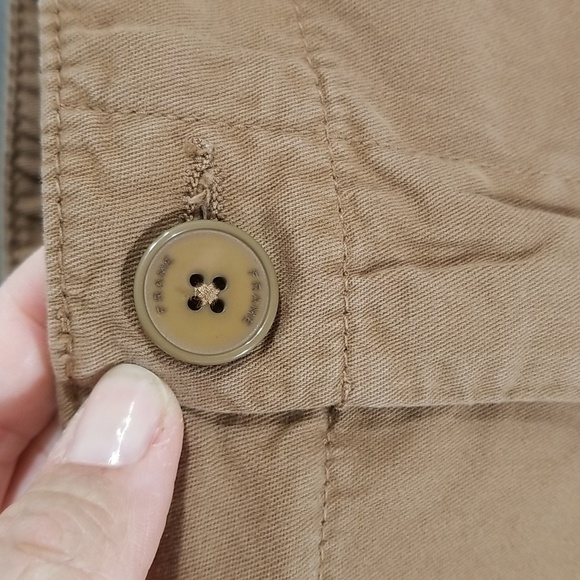 {Frame} Women's Brown Relaxed Fit Utility Pants - Picture 8 of 13